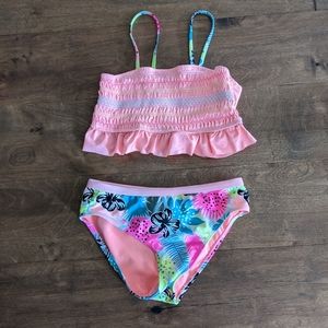 Girls 2 piece bikini swimsuit